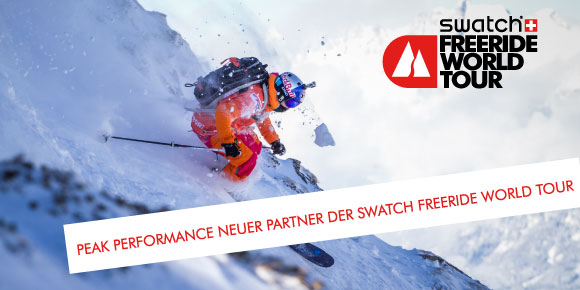 PEAK PERFORMANCE neuer Partner der Swatch Freeride World Tour