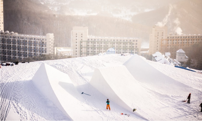 Slopestyle Course Winter Olympics 2018 (Foto by Luca Tribondeau)