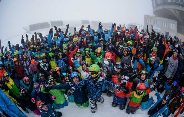 Kleine Freestyler ganz GROSS: Beim Mini Shred Contest in LAAX am 20./21.2.2016