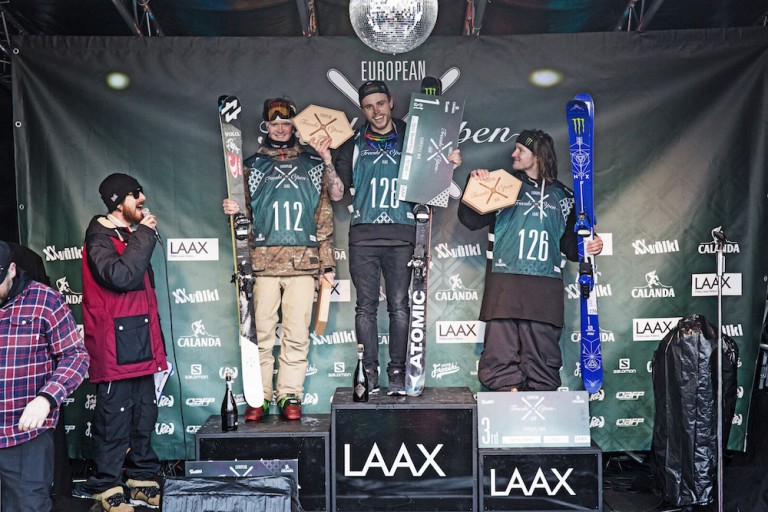 ﻿Sildaru und Kenworthy gewinnen die Titel der European Freeski Open Laax 2016