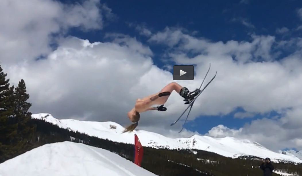Booby Time Naked Backflip Breck Prime Skiing