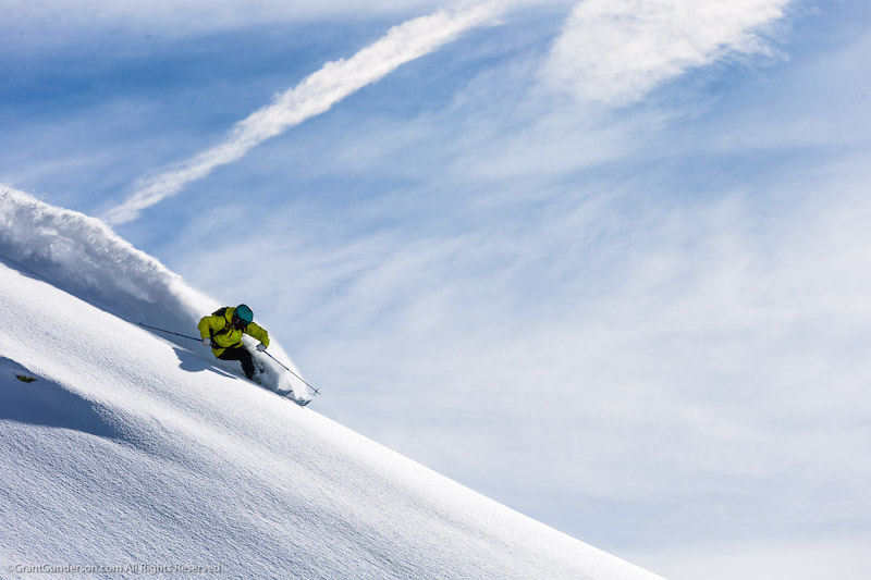 Grete Eliassen skiing in Andermatt