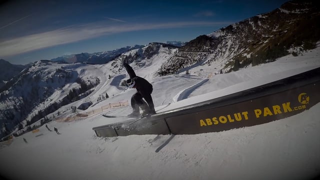 Fex und Gassner auf smoother Mission im Absolut Park & Snowpark Kitzsteinhorn