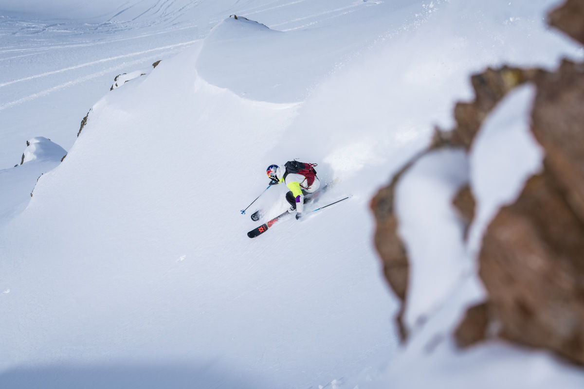 Evoc Line R.A.S. 20l/30l: Neuer Lawinenrucksack mit Mammut Airbag-System - Rider: Paddy Graham - Foto: ©EVOC / Baschi Bender