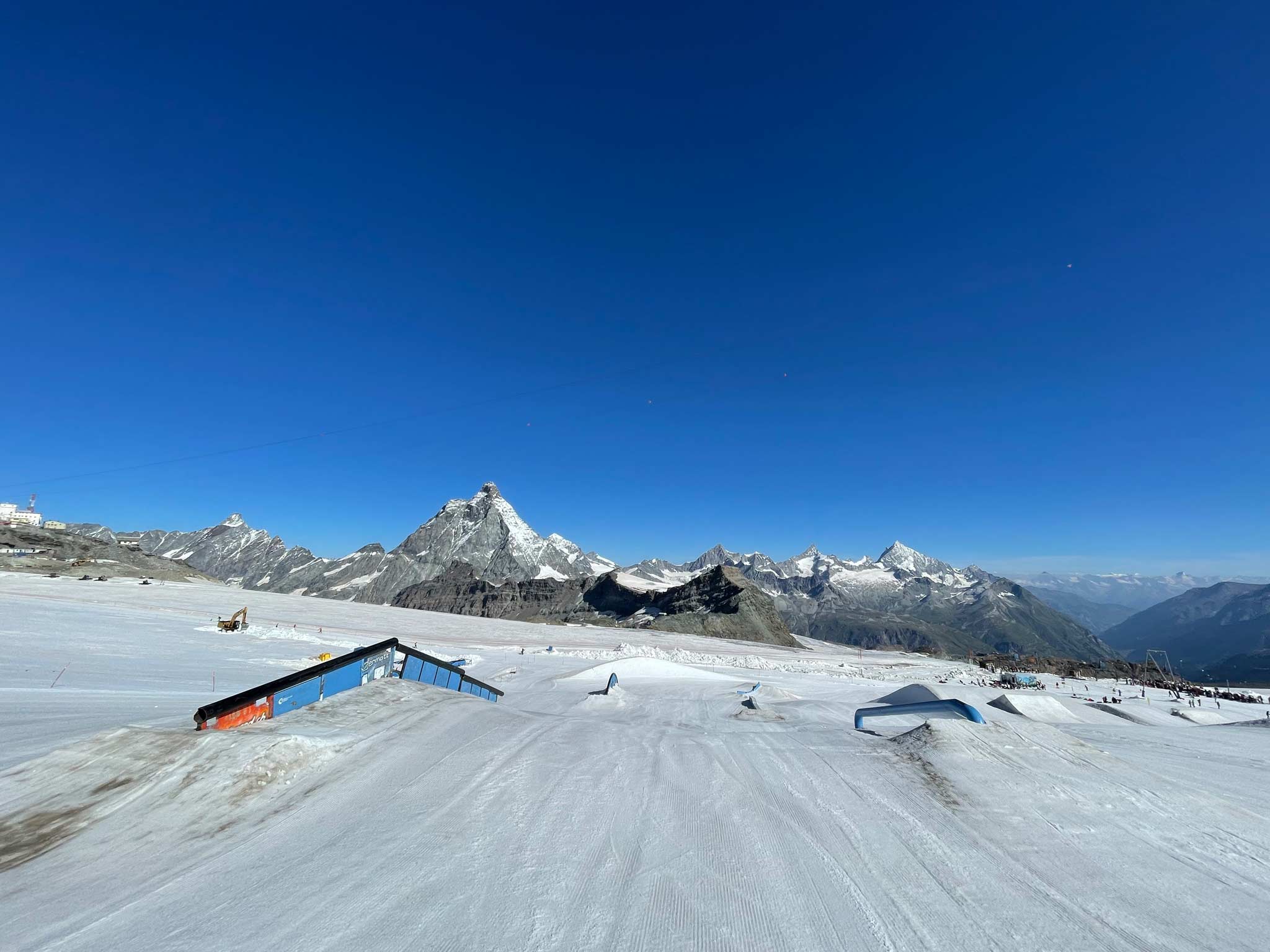Snowpark Zermatt - Sommer Setup 2021