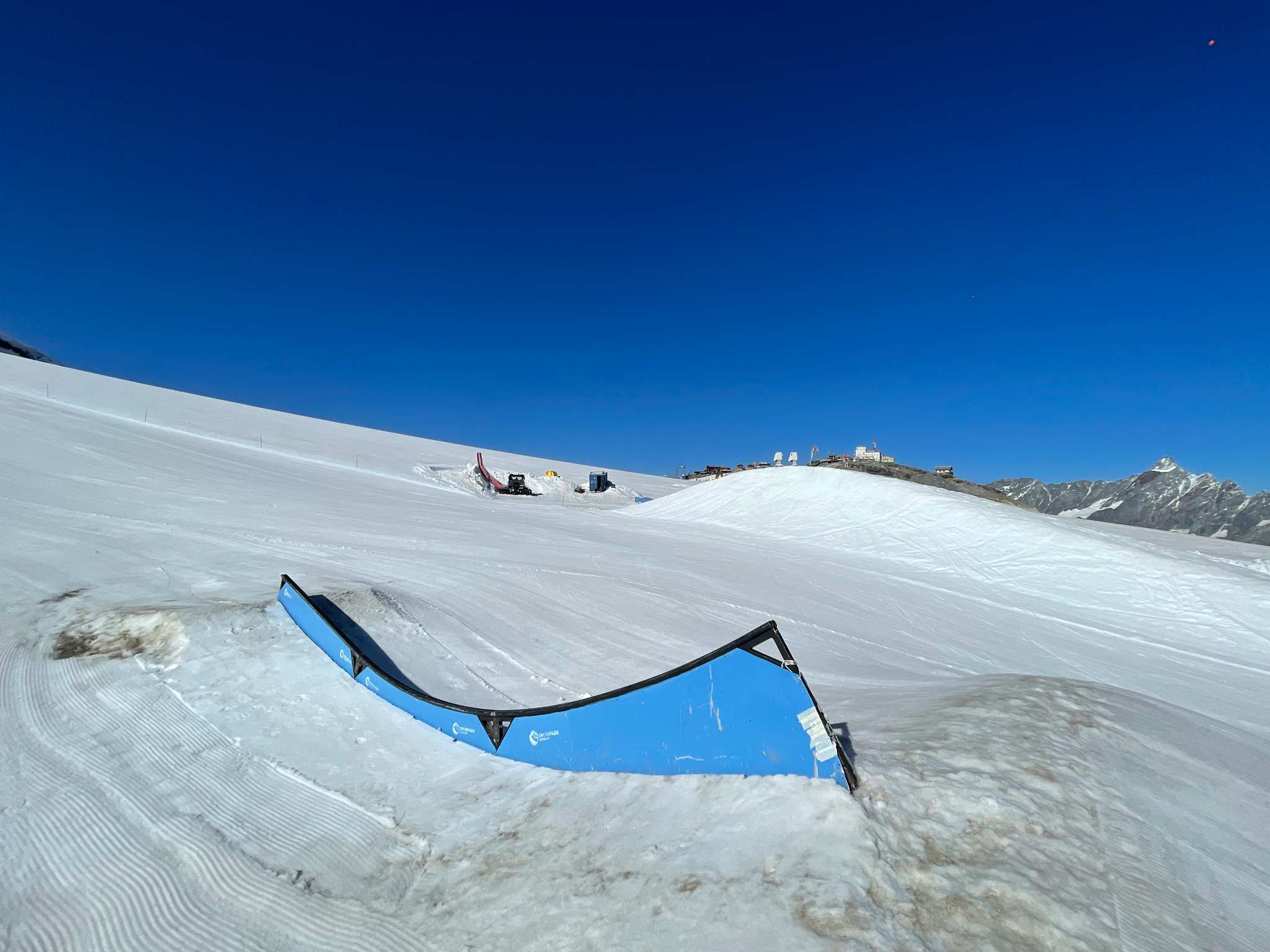 Snowpark Zermatt - Sommer Setup 2021