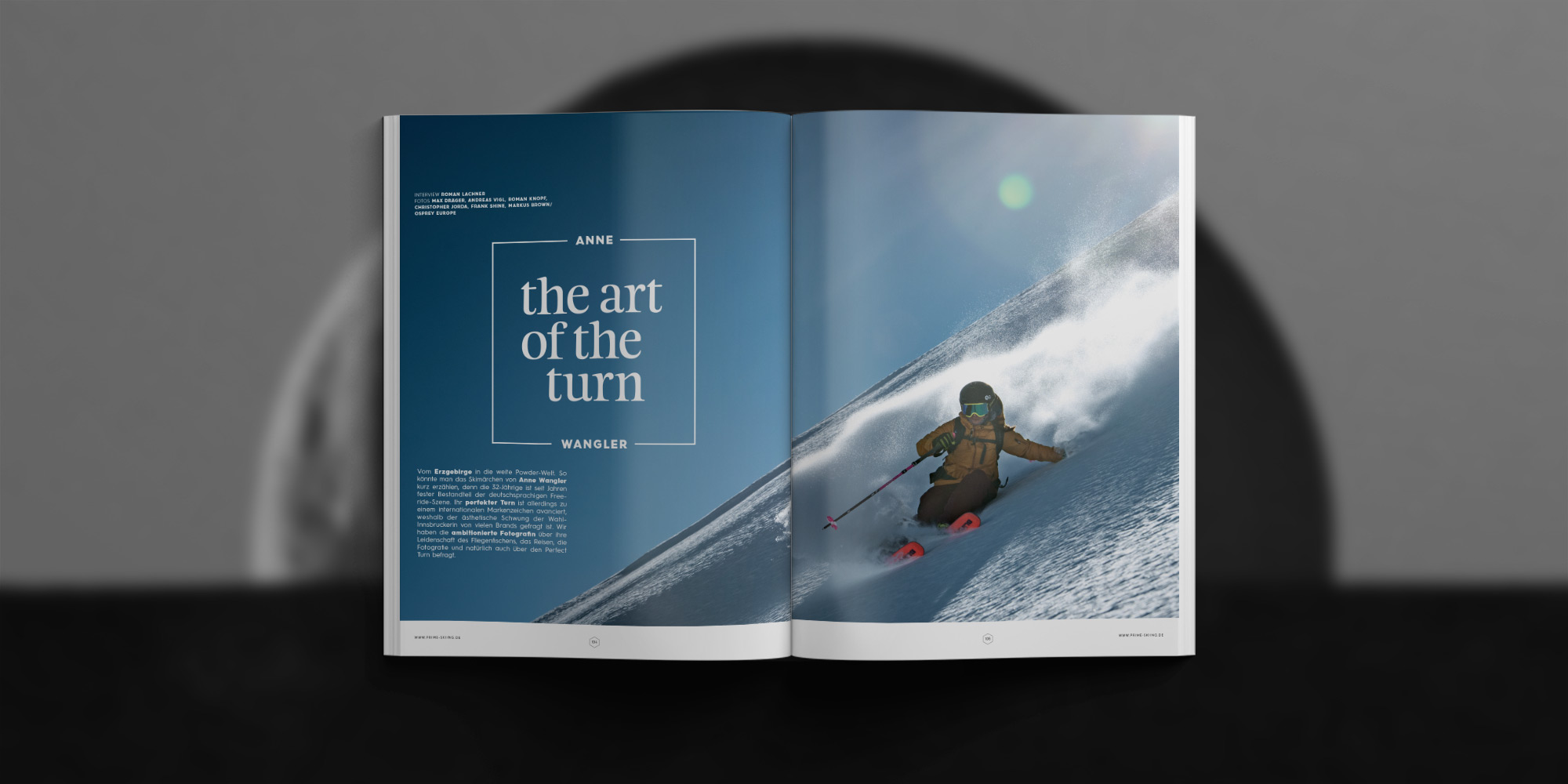 PRIME Skiing #33 - Artikel Highlights: The Art of the Turn - Interview mit Anne Wangler