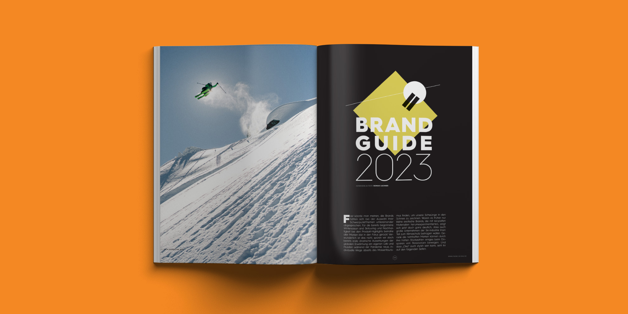 PRIME Skiing #35 - Artikel Highlights: Brand Guide 2023